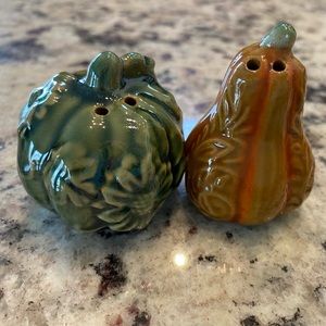 Set of Fall Thanksgiving Themed Pepper Shakers
